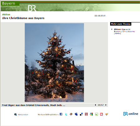 Der Erkersreuther Christbaum auf br-online